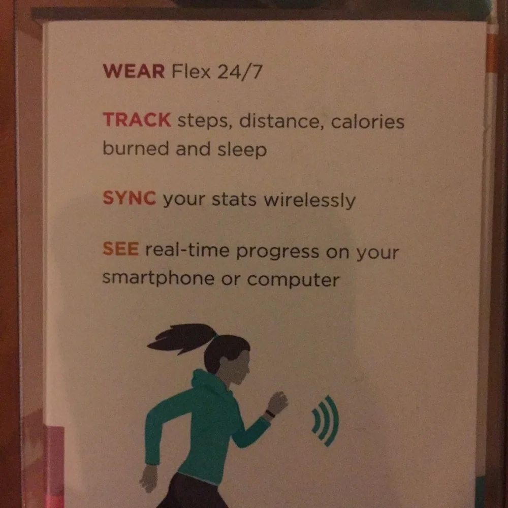 Fitbit Black Wristband Fitness Tracker with Digital Display